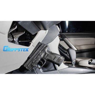 GRIPPYTEK MAGNETIC GUN MOUNT/HOLSTER - For Vehicle, Home, Office